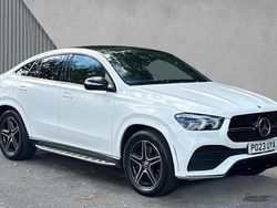 White Used 2023 Mercedes GLE400 AMG Line Premium Plus Coupe | £54,890 (Fair price)