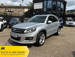 Silver Used 2015 VW Tiguan R-line Edition SUV | £9,250 (Fair price)