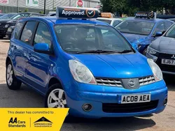 Blue Used 2008 Nissan Note Tekna MPV | £2,975 (Fair price)
