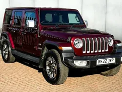 Red Used 2022 Jeep Wrangler Overland SUV | £43,995 (Fair price)