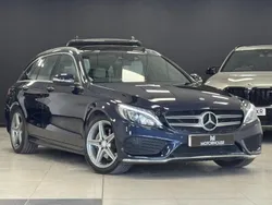 Blue Used 2014 Mercedes C200 AMG line Estate | £10,445 (A bit pricey)