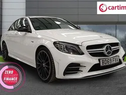 White Used 2019 Mercedes C43 AMG Premium Sedan | £26,399 (Fair price)