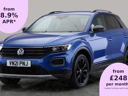 Blue Used 2021 VW T-Roc Black Edition SUV | £17,728 (Fair price)