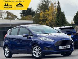 Blue Used 2015 Ford Fiesta Zetec Hatchback | £4,995 (Fair price)