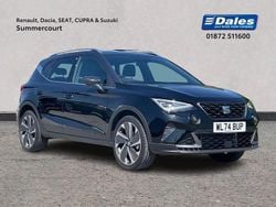 Metallic midnight black with grey roof Used 2025 Seat Arona FR Sport SUV | £19,250 (A bit pricey)