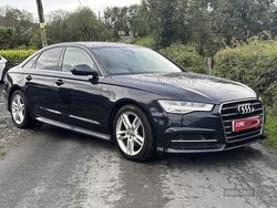 Blue Used 2018 Audi A6 S-Line Sedan | £13,990 (Fair price)