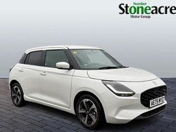 White New 2025 Suzuki Swift Hatchback | £17,695 (Good price)