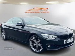 Black Used 2014 BMW 420 Sport Line Cabriolet | £10,295 (Fair price)