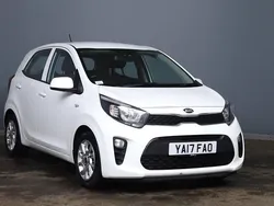 White Used 2017 Kia Picanto 2 Hatchback | £7,690 (Fair price)