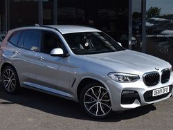 Glacier silver Used 2019 BMW X3 M Sport SUV | £23,990 (Fair price)