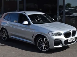 Glacier silver Used 2019 BMW X3 M Sport SUV | £23,990 (Fair price)