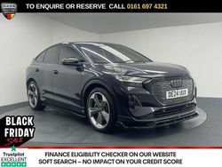 Purple Used 2024 Audi Q4 Sportback e-tron Black Edition SUV | £34,470 (Fair price)
