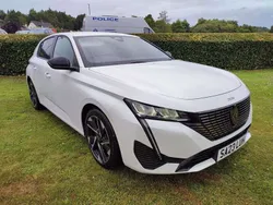 White Used 2023 Peugeot 308 Allure Premium Hatchback | £17,795 (Fair price)