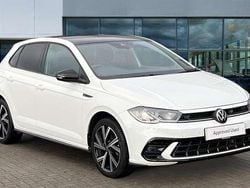 Pure white flat black Used 2024 VW Polo R-line Hatchback | £20,791 (A bit pricey)