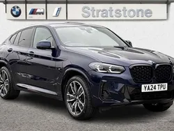 Blue Used 2024 BMW X4 M Sport SUV | £49,350 (Super price)