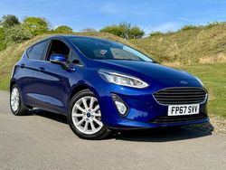 Blue Used 2017 Ford Fiesta Titanium Hatchback | £6,797 (A bit pricey)