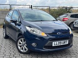 Blue Used 2009 Ford Fiesta Zetec Hatchback | £3,995 (A bit pricey)