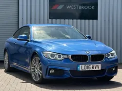 Blue Used 2015 BMW 420 M Sport Coupe | £8,850 (Fair price)