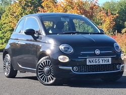 Black Used 2015 Fiat 500 Lounge Hatchback | £5,998 (Fair price)