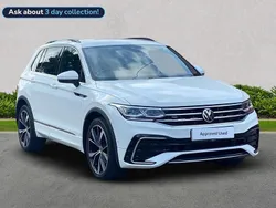 White Used 2022 VW Tiguan R-line SUV | £26,746 (Fair price)