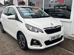 White Used 2016 Peugeot 108 Allure Hatchback | £6,795 (Fair price)