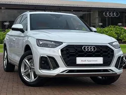 White Used 2024 Audi Q5 S-Line SUV | £34,740 (Good price)
