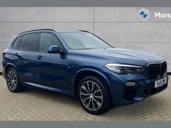 Blue Used 2021 BMW X5 M Sport SUV | £39,408 (Good price)