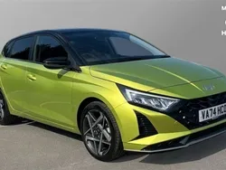 Yellow New 2025 Hyundai i20 Premium Hatchback | £20,215 (Fair price)