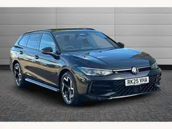 Black Used 2025 VW Passat R-line Estate | £37,490