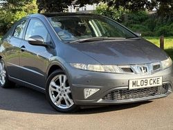 Silver Used 2009 Honda Civic ES Hatchback | £4,995 (Fair price)