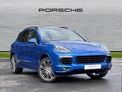 Blue Used 2017 Porsche Cayenne S E-Hybrid SUV | £33,450