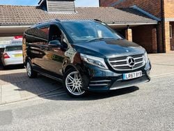 Black Used 2017 Mercedes V250 AMG line MPV | £19,891 (Fair price)