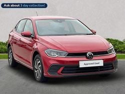 Red Used 2023 VW Polo Life Hatchback | £15,797 (Fair price)