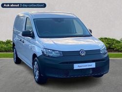White New 2025 VW Caddy Maxi Business MPV | £22,499 (Good price)