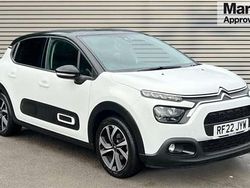 White Used 2022 Citroën C3 PureTech Hatchback | £11,475 (Fair price)