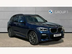 Blue Used 2019 BMW X3 M Sport SUV | £26,950 (Fair price)