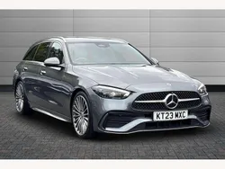 Grey Used 2023 Mercedes C200 AMG Line Premium Estate | £27,395 (Fair price)