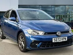 Blue Used 2022 VW Polo R-line Hatchback | £17,425 (Fair price)
