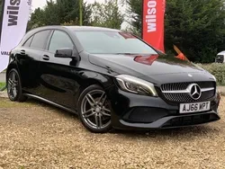 Black Used 2016 Mercedes A200 AMG line Hatchback | £12,459 (Fair price)