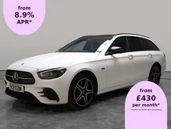 White Used 2021 Mercedes E300 AMG line Estate | £27,282 (Good price)