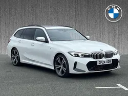 White Used 2024 BMW 320 M Sport Estate | £31,999 (Fair price)