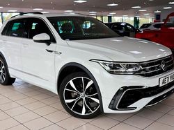 White Used 2021 VW Tiguan R-line SUV | £25,489 (Fair price)