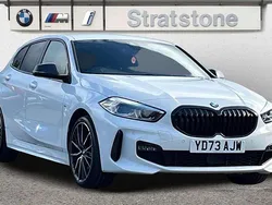 White Used 2024 BMW 118 M Sport Hatchback | £24,999 (Fair price)