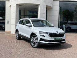 Moon white metallic Used 2025 Skoda Karoq SE SUV | £23,990 (A bit pricey)