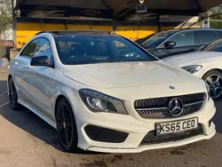 White Used 2015 Mercedes CLA180 AMG Sedan | £10,499 (A bit pricey)
