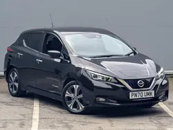 Black Used 2020 Nissan Leaf Tekna Hatchback | £9,995
