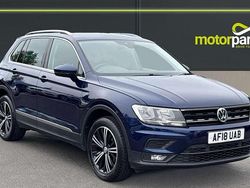 Atlantic blue metallic Used 2018 VW Tiguan SE SUV | £12,300 (Fair price)