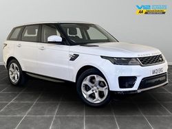 White Used 2021 Land Rover Range Rover Sport HSE SUV | £29,295
