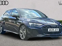 New 2025 Audi A3 Sportback Black Edition Hatchback | £33,900