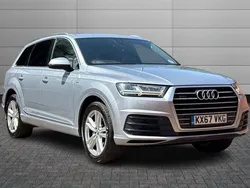 Floret silver Used 2017 Audi Q7 S-Line SUV | £22,495 (Fair price)